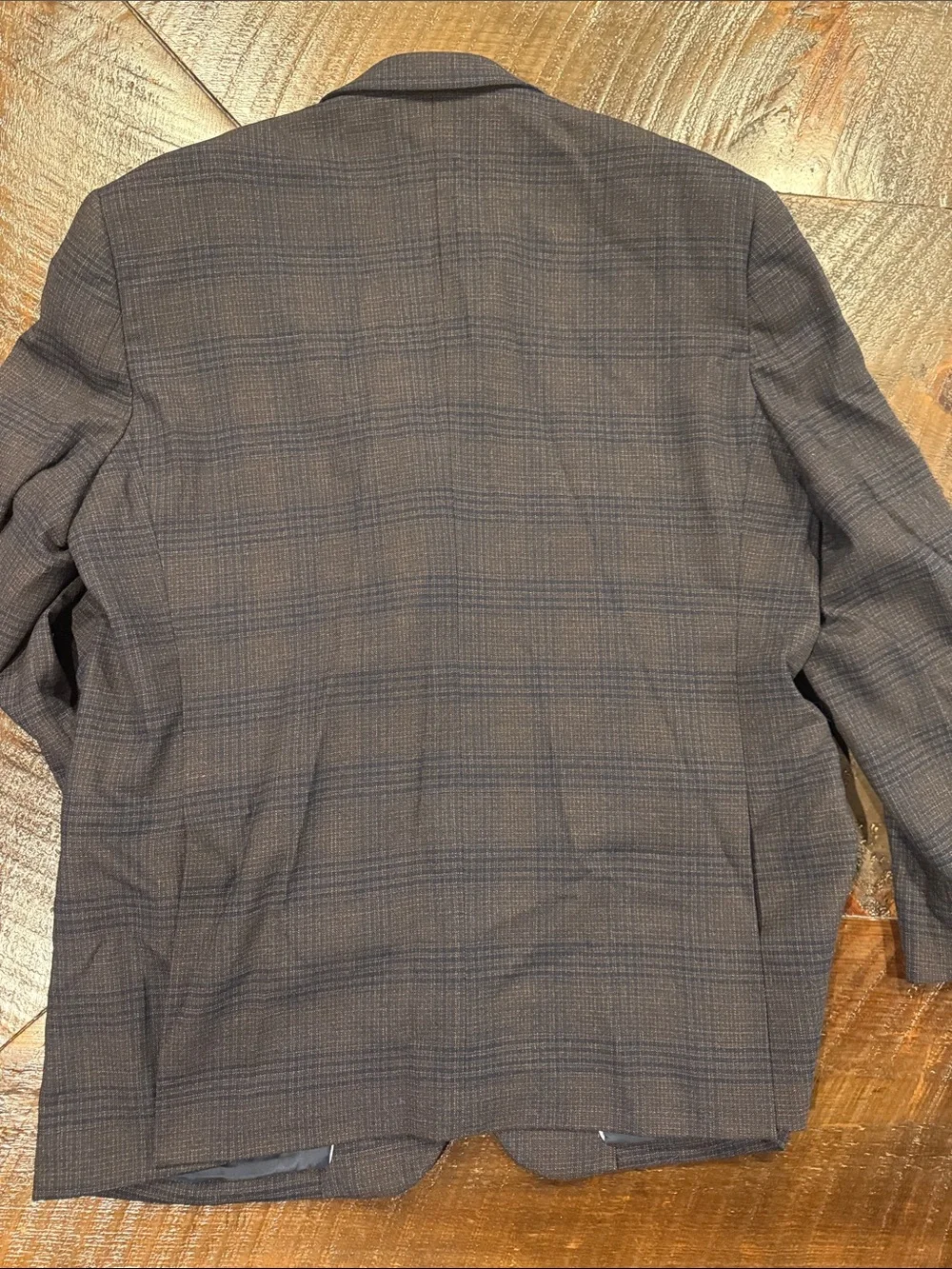 Jos. A. Bank Navy Plaid Sport Coat
